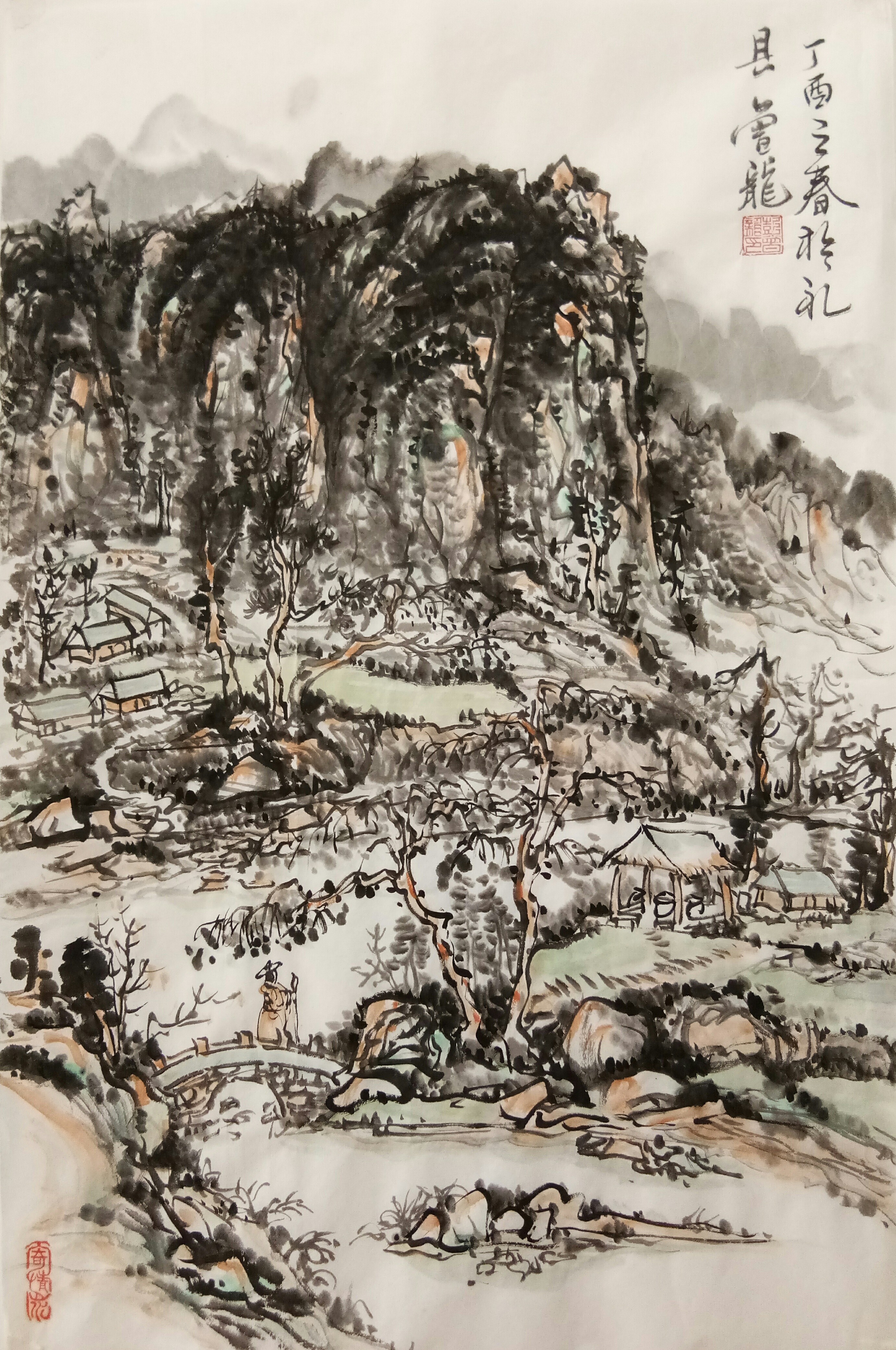 青年画家彭曾龙的写意山水观-甘肃德盛祥文化传播有限公司